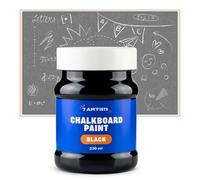 7 Artists Peinture Tableau Noir 230 ml - Peinture Ardoise Noire pour Craie, pour Tableau, Murale, MDF | Chalkboard Paint