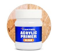 7 Artists Primer Acrylique Transparent 230 ml - Transparent Gesso | Sous Couche Universel Base Peinture pour Toile, Bois et Papier | Ghesso pour Acrylique, Aquarelle et Huile