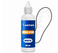 7 Artists Sock Stop Peinture Textile Blanche 80 ml - Antidérapante pour Chaussettes, Chaussons, Tapis | Peinture Textile pour Chaussettes Antidérapantes Homme, Femme, Chien