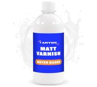 7 Artists Vernis Acrylique Mat 500 ml - Transparent Vernis Mat pour Surfaces Peintes à l’Acryl | Verni Incolore pour Toile, Argile, Bois, Galet | Vernis Peinture Acrylique pour Loisir Creatif