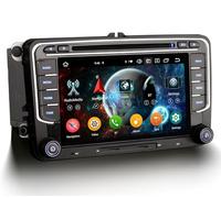 7" Autoradio Android 14 pour VW Passat Caddy Jetta Golf Tiguan Bora Seat Superb Navigation GPS Carplay Android Auto DSP Bluetooth A2DP DVB-T/T2 WiFi Dab+ 8 cœurs 4 Go 64 Go