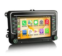 7"Autoradio pour V-W Crafter Polo 6R Amarok Caddy Transporter T6 Skoda Yeti Android 14 navigation GPS écran tactile Bluetooth CarPlay Android Auto WiFi 4G DSP DAB+ OBD2 USB Canbus(Color:8 CORE 2+32G)
