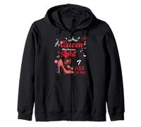 7 Avril Anniversaire This Queen Was Born on April 7th Sweat à Capuche