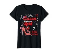 7 Avril Anniversaire This Queen Was Born on April 7th T-Shirt