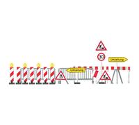 7 Balises D'avertissement De Chantier H0 Avec Circuit De Clignotement-Busch