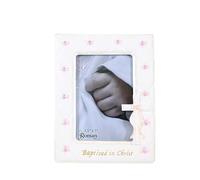7" Baptism Frame for 3.5"x5" Photo (Girl - Pink)
