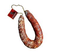7 BELLOTAS Chorizo 100% race Ibérique | CHORIZO Espagnol Ibérico Pata Negra Bellota de Salamanca(Chorizo Vela +500G)