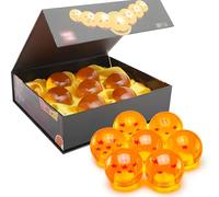 7 Boules de Dragon, 4.3CM Dragon Balle (1 à 7 Étoiles),avec Boîte Cadeau, Boules de Cristal Dragon Balls, pour la Décoration Intérieure, la Collection, Les Cadeaux pour Enfants