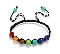 7 Chakra Bracelet Reiki Bracelet Arc-en-Perles Bracelet Accessoires Bijoux Collier Main