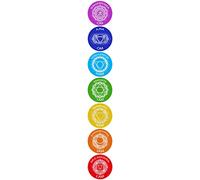 7 chakras - 7 stickers de 5cm - Sticker/autocollant