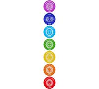 7 Chakras - 7 Stickers De 5cm - Sticker/Autocollant