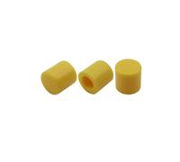 7 Color Cap Hat A56 for 6 * 6mm Tactile Push Button Switch Lid Cover A56 6mm Switch Red Black Blue Green White Grey Yellow NWPNLXEA(Gelb,100Pcs)