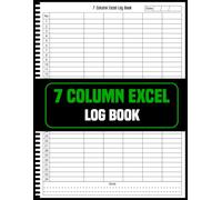 7 Column Excel Log Book: Easy Daily Tracker for Organized Records and Information