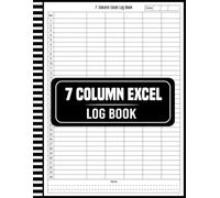 7 Column Excel Log Book: Organized Entry Pages for Simple Daily Inventory Management
