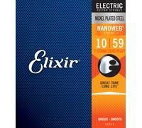 Elixir Cordes pour guitare électrique NANOWEB® 7 cordes Light/Heavy (.010-.059)