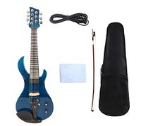 7 Cordes Guitare Head Violon Électrique 4/4 Flamme Flame Forme Solide Sound Sound Fret Kit Violons