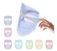 7 Couleur LED Masque luminothérapie, Beauty Masque photonique pour le rajeunissement de la peau Anti-âge Acné Tache Cicatrice Enlèvement Serrage Masque Facial