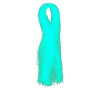 7 couleurs Glow Flashabou Jigs Leurres de pêche Fourniture de mouche Matériaux de fixation en cristal Guirlande de cristal Accessoires de pêche Accessoires