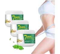 7 Days Ginger Slimming Cream, Anti Cellulite Cream, Reshape+Belly Firming Cream, Nti Cellulite Cream For Thighs And Butt Fast (3 Pcs)