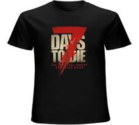 7 Days to Die T Shirt Cotton Men Summer Fashion Tee Black L