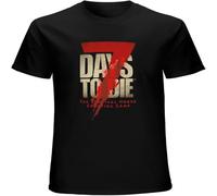 7 Days to Die T Shirt Cotton Men Summer Fashion Tee Black XXL