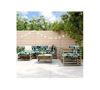 7-delige Loungeset geÃ¯mpregneerd grenenhout3186269
