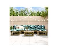 7-delige Loungeset geÃ¯mpregneerd grenenhout3186346