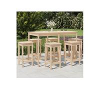 7-delige Tuinbarset massief grenenhout3154755