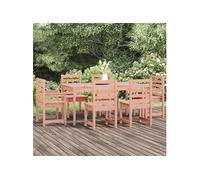 Ensemble à Dîner de Jardin Salle à Manger 7 pcs Bois Massif de Pin vidaXL