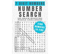 7 Digit Numbers Number Search: 100 Brain-Boosting Puzzle Challenges
