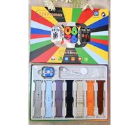 7 En 1 Bracelet Montre Intelligente T24Promax Montre De Sport Pour Hommes Femmes Bluetooth Appel Smartwatch Série 10 Pour Apple Montre Intelligente 2024 Nouveau.White.