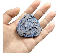 7 - en - 1 Fidget Spinner Dice Set pour Le DND, Nouveauté Mécanique Roulette en Métal D & D Dice avec Coffret Cadeau, Donjons et Dragons RPG Jeu de rôle Dice Blue