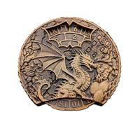 7 - en - 1 Fidget Spinner Jeu de dés pour Le MDN, nouveauté Flying Dragon Metal Roulette d & D dés avec Boîte Cadeau, Dragon & Donjons RPG Jeu de rôle pièce d'or