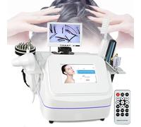 7 en 1 LCD Scalp Massager et Analyseur de Cheveux, Microscope Numérique pour la Détection du Cuir chevelu et Follicule Pileux, Comprend 7 Poignées pour un Diagnostic Complet de la Peau et des Cheveux