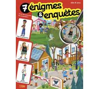 7 énigmes & enquêtes - à toi de trouver le coupable ! - Cécile Jugla - Lito - broché - Livre-jeu