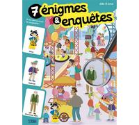7 énigmes & enquêtes - à toi de trouver le coupable ! - Cécile Jugla - Lito - broché - Livre-jeu