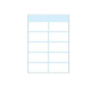 HERMA 3738 Étiquettes multifonctions (19 x 40 mm, 7 feuilles, papier mat) autocollantes, étiquettes de ménage permanentes pour inscription à la main, 70 étiquettes adhésives, blanches