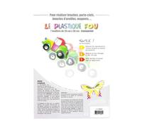 7 Feuilles De Plastique Dingue Transparent - 20x30 Cm