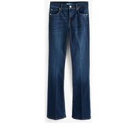 7 For All Mankind 7 For All Mankind Dark Blue Bair Rinsed Bootcut Flare Jeans