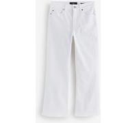 7 For All Mankind 7 For All Mankind The Leggy Bootcut Crop Pure White Jeans