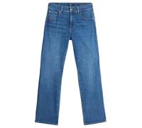 7 For All Mankind Calie Straight Ankle Nevada Jeans, Bleu Moyen, 27W Femmes