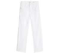 7 For All Mankind Calie Straight Ankle Soleil Pantalon, Blanc, 23W Femmes