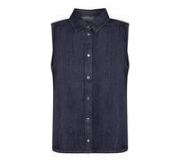 7 For All Mankind, Femme, Blouses et Chemises, Bleu, Taille: 38 FR Chemisier en jean sans manches