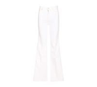 7 For All Mankind - Jean Moderne Dojo Soleil Denim - Femme - Pantalons - Blanc - Taille: W29