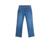7 For All Mankind Calie Straight Ankle Nevada Jeans, Bleu Moyen, 26W Femmes