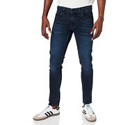 7 For All Mankind Slimmy Tapered Luxe Performance Eco Dark Blue Jeans, Bleu foncé, 28W x 30L Homme