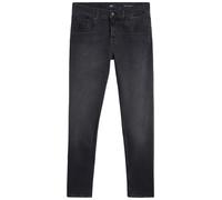 7 For All Mankind Slimmy Tapered Washed Black Jeans, Noir, 34W Hommes