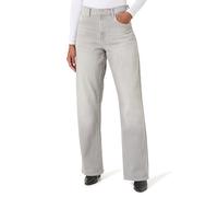 7 For All Mankind Tess Trouser Drive Jeans, Gris, 31W Femmes