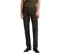 7 For All Mankind The Straight Corduroy Dark Olive Pantalon, Vert, 28W Hommes