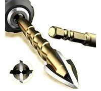 7 foret en acier tungstène, Foret Diamant Carrelage Ø 3-12 mm, Meche Carrelage Hexagonal aussi pour Verre, Brique, Plastique, Bois